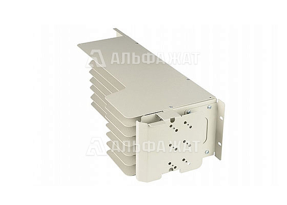 Блок кроссовый 19&quot; 3U на 6 модулей П КБ6-П ВОКС-ФП (корпус)