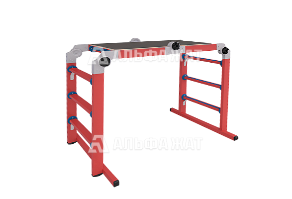 Лестница стеклопластиковая приставная трансформер исполнение «ЕВРО» ЛСПТД-1,0П